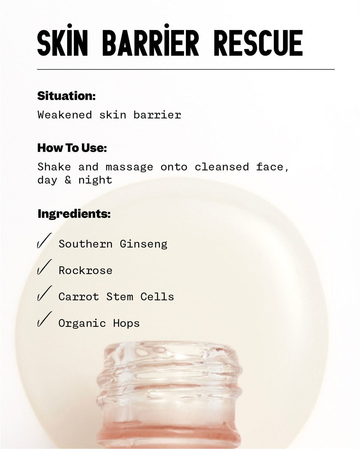 Sérum Superlatif - Skin Barrier Rescue