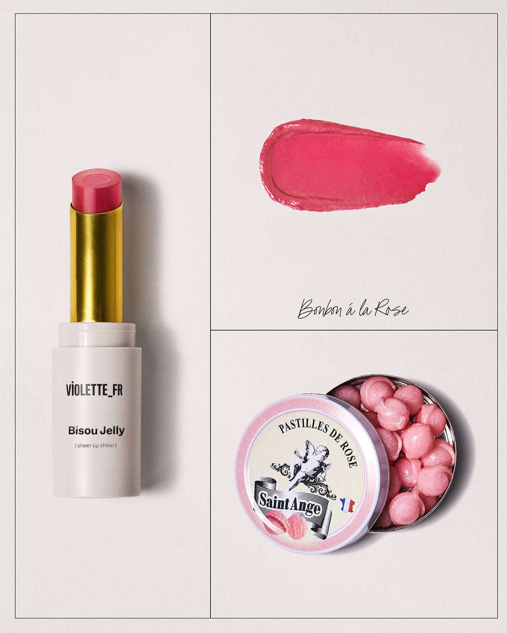 Bisou Jelly - Bonbon à la Rose