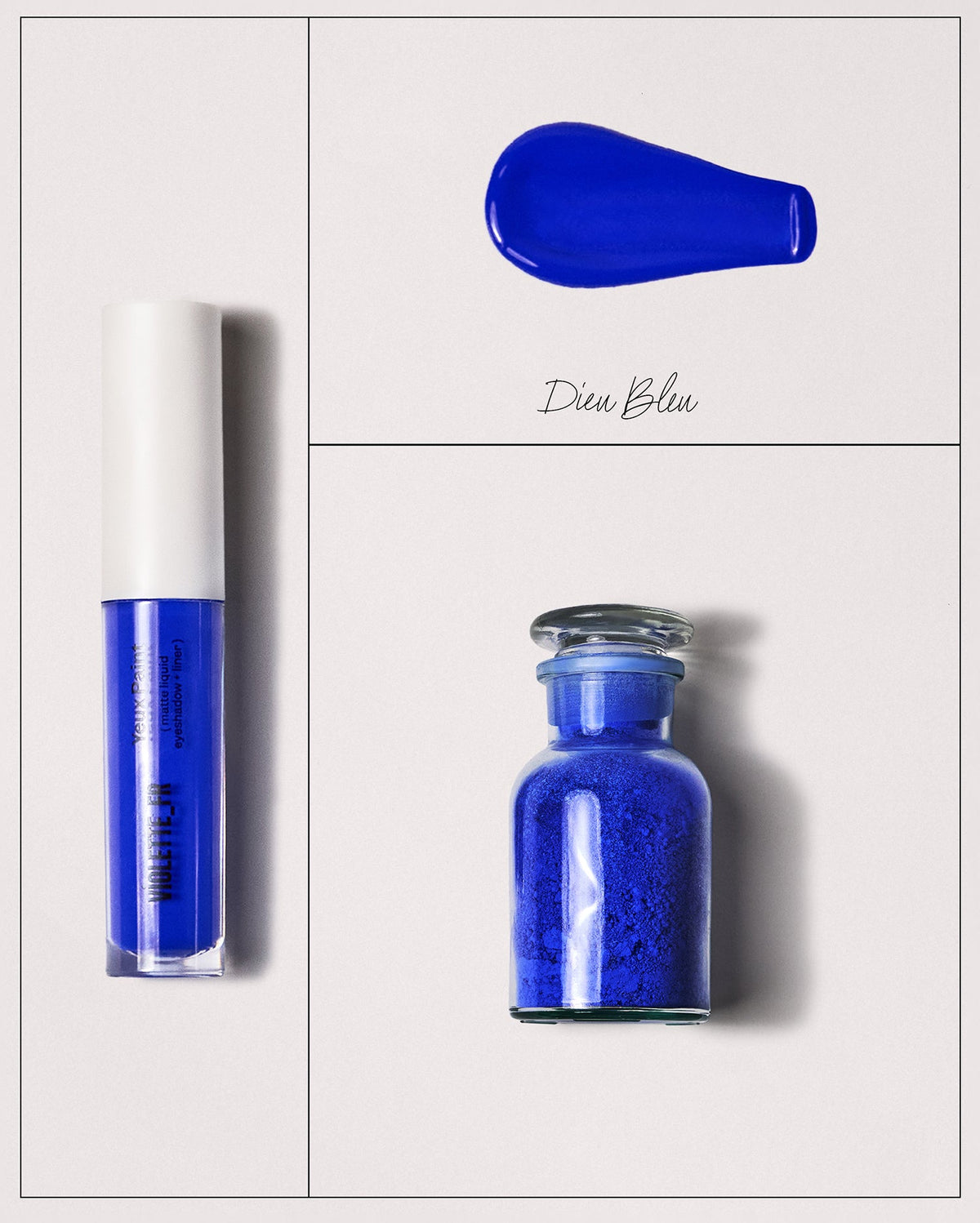 Yeux Paint - Dieu Bleu