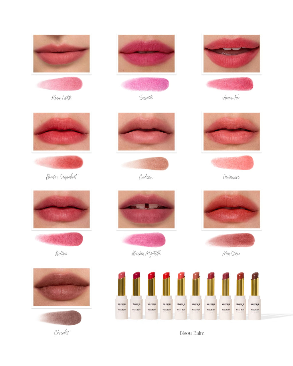 Bisou Balm Trio